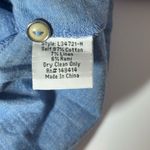 Johnny Was Laguna Pieced Blue Lace Trim Short Dress Large Photo 6