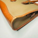 Dooney & Bourke Vintage 90s Tan Brown Leather All Weather Shoulder Purse Handbag Photo 13