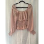 Haute Monde top light pink blouse size medium Photo 1
