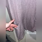 Caslon Brand Lilac Soft Sweater w/ Side Pockets & V Cut Side Slits - Size M Photo 5