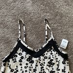 Linea Donatella Linea Donatelle Floral Black White 2 Piece Robe/Chemise Set SIZE M Photo 2