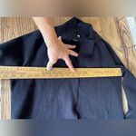 Oliver black mid calf / faux leather fringe / pockets sweater classic , boho Size M Photo 8