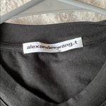 Alexander T Wang Black T Shirt Twist Cut Out Bodysuit Photo 3