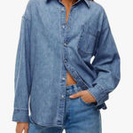 Amazon Denim button down Photo 0