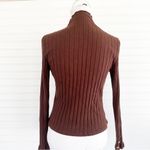 SheIn Mock neck long sleeve ribbed top Size XL 12 Photo 2