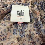 CAbi  Women’s Floral Sheer Blouse Size XS Photo 5
