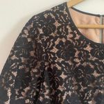BCBGMAXAZRIA Black Lace Romper Photo 10