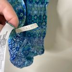 Talbots  Blue Floral/Aztec Infinity Scarf Photo 3