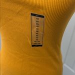 Nike  Ribbed Tight Fit Orange Spaghetti Strap Dress Photo 6
