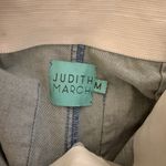 Judith March  NWT Pull On Multi-Colored Chevron High Rise Flare Crochet Jeans Photo 3