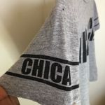 On Fire Tee by  Gray size M crop top Photo 3