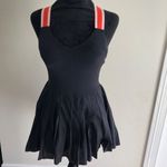 Aerie Offline By  Black Dress With Orange‎ Straps S/P Nylon & Elastane NWOT Photo 4