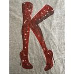Tultex Kinky Boots TShirt Women’s Large Gray Red ASO Gilmore Girls Rory Lorelai‎ Photo 1