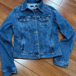 AG Adriano Goldschmied  EMILY Women's Blue Denim Jean Jacket Med Wash Size S Photo 0