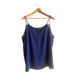1. State  sheer insert camisole tidal navy Size 1X Photo 1
