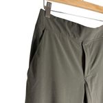 Athleta  Brooklyn Olive Green Mid Rise Pull-On Stretch Ankle Pants Size 4 Photo 3