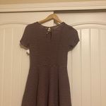 Free People Beach Striped Knit Skater Dress XS Xtra Small Purple and Black Short Photo 2