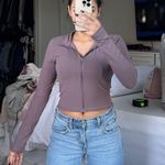 Aritzia Tnaction Full Zip Purple Jacket Photo 6