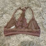 Abercrombie & Fitch Rose Pink Floral Lace Bra Size Small Photo 1
