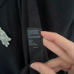 Free People Black Flaunt It Dolman Open Shoulder Pullover Photo 9