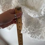 Muse White Lace Overlay Romper Size 2 ‎ Bridal Shower Boho Cottagecore Photo 8