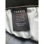 Torrid  Sky High Skinny Medium Wash Distressed Elastic Waistband Denim Jeans 26R Photo 6