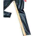 Hot Kiss  Women’s Maternity Black Faux PU Leather Leggings Skinny Size XL NWT Photo 1
