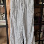 Anthropologie  boxers pants sewn patch striped poplin cotton high rise parke Photo 0