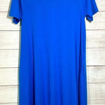 Zenana Outfitters Women's Royal Blue Dress With Pockets Medium New Short Sleeve Comfort‎ Photo 0