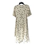 Moon River  linen blend polka dot midi wrap dress SIZE MEDIUM Photo 2