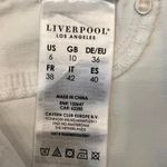 Liverpool 25-Inch The Skinny Crop - Bright White size 6 Pull On Elastic Waist Photo 7