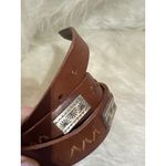 Brown Leather Belt Western Boho Concho Accents Size 29 Photo 4