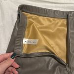 Blue Blush Lace Up Grey Leather Skort Photo 2