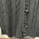 Vintage Eagle’s Eye Fair Isle Cable Knit Button Sweater Vest M Black Size M Photo 6
