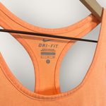 Nike Dri-Fit Small Orange Athletic Work Out Tank Top Photo 3