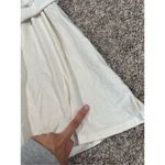 NBD NWT Revolve  Cecil Dress Ivory belted lace up shirt mini dress short sleeve S Photo 7