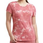 Luxe Tie Dye Tee Pink Photo 0