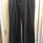 Vintage Y2K Women’s Pants Slacks Trousers Black with Pinstripes Wide Leg Size undefined Photo 0