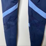 VFU NAVY BLUE DESIGN LEGGINGS WITH STRIPE PANELS DETAIL S D1 Photo 7