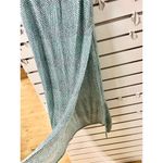 Joie  Filya Leaf Print Pull On High Waisted Slit Maxi Skirt Teal Turquoise XXS Photo 3