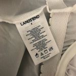 Lands' End  Tankini Top Underwire Removable Pads Tummy Control Navy White 4 Photo 2