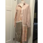 Geometric Medium Printed Midi Dress Boho‎ Geometric Color Modest Photo 1