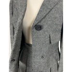 Vintage 1950s 1940s Montaldos Herringbone Wool Skirt Suit Set Tailored Elegance Size 4 Photo 3