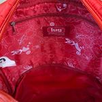 RARE Lug Target Puddle Jumper Tote Bag Red Quilted Nylon w/ Multiple Pockets GUC Photo 8