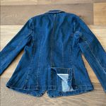 Jessica Simpson Blue Denim Presence Fitted Blazer Size Medium NWT Photo 10