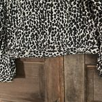 Amanda Smith  Womens 12 Stretch Button Jacket Leopard‎ Short Black Front Pockets Photo 5