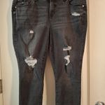 Torrid  Crop Distressed Gray Women's Jeans Sz 16 Photo 3