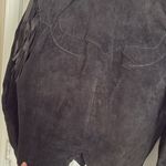 PIONEER WEAR Vintage Genuine Leather Fringe Jacket Size Medium Black Photo 10