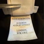 Paige  Anessa Black Coated Wide Leg Jeans High Rise Cropped Women’s Size 32 Photo 10