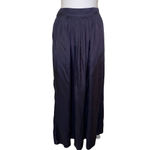 Chan Luu  Maxi Skirt High Waisted Flowy Gathered Boho, Gray, Size Large Photo 1